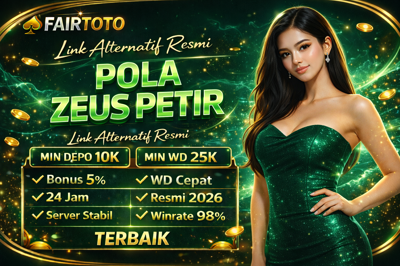 Pola slot gacor Gate of Olympus hari ini dengan tampilan Zeus